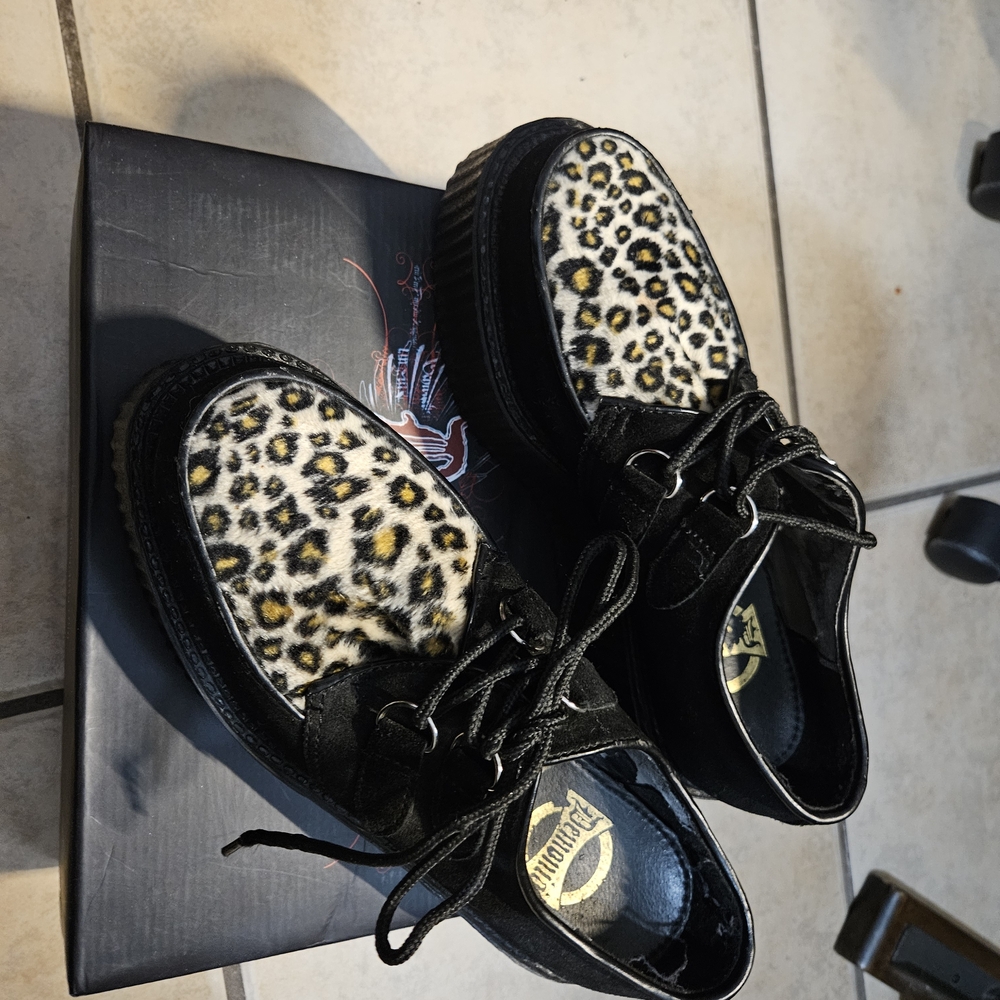 Demonia Brown Shoe Box with Black Trim